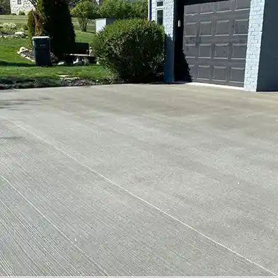 A paved outdoor area