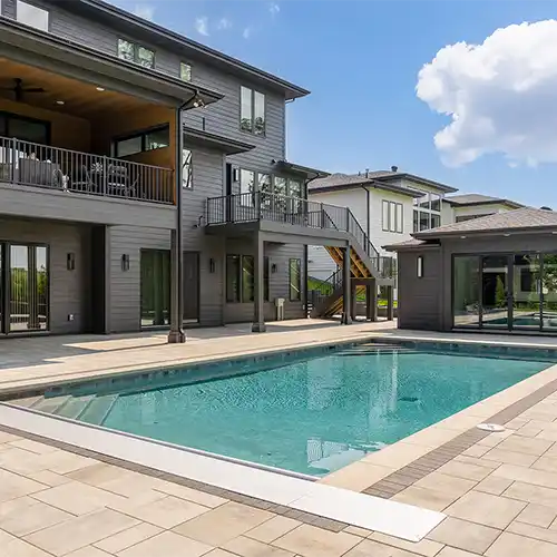 An outdoor pool